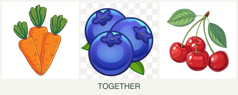 Can you plant carrots, blueberries and cherries together?