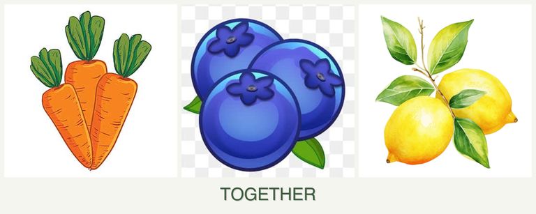 Can you plant carrots, blueberries and lemons together?