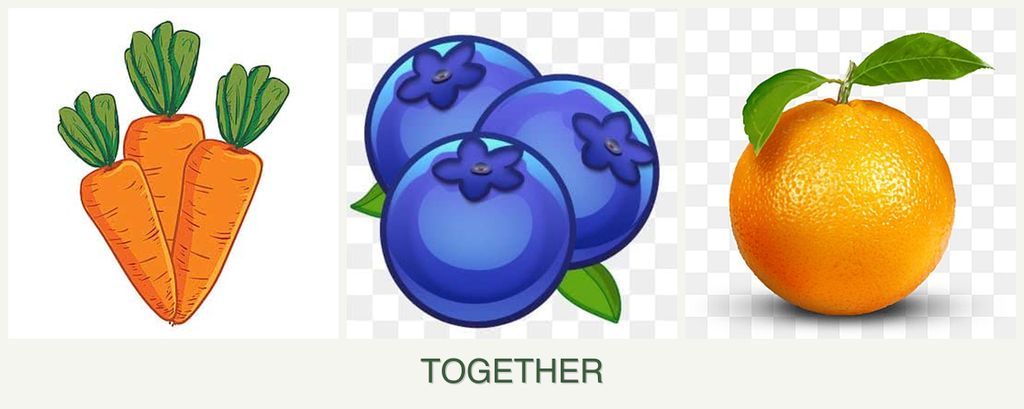 Can you plant carrots, blueberries and oranges together?