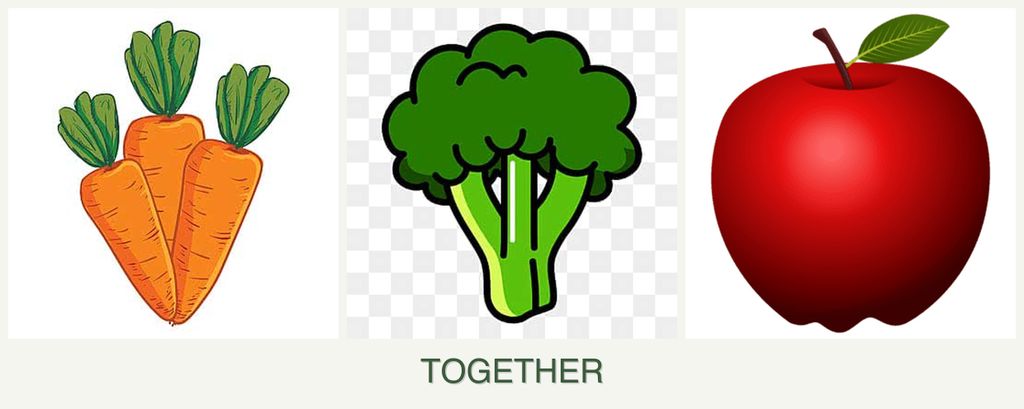 Can you plant carrots, broccoli and apples together?