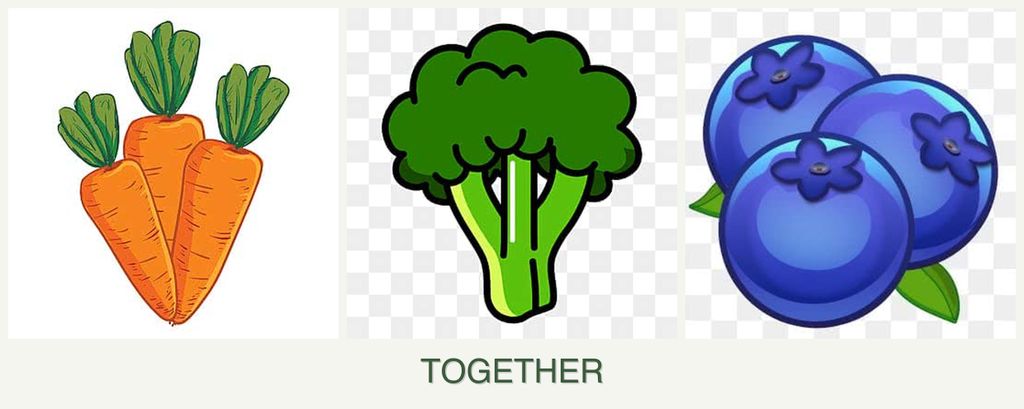 Can you plant carrots, broccoli and blueberries together?