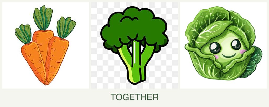 Can you plant carrots, broccoli and cabbage together?