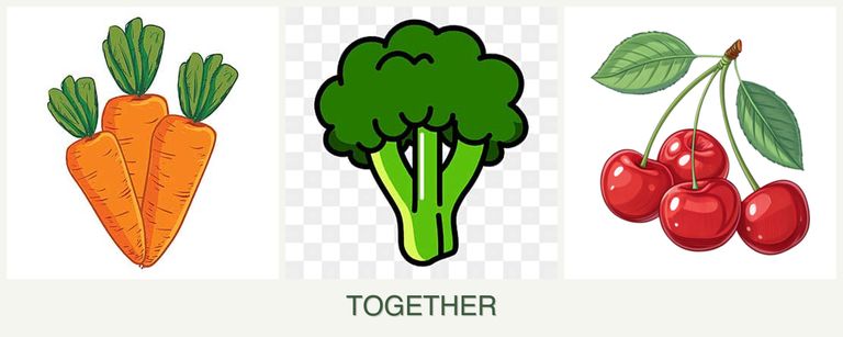 Can you plant carrots, broccoli and cherries together?