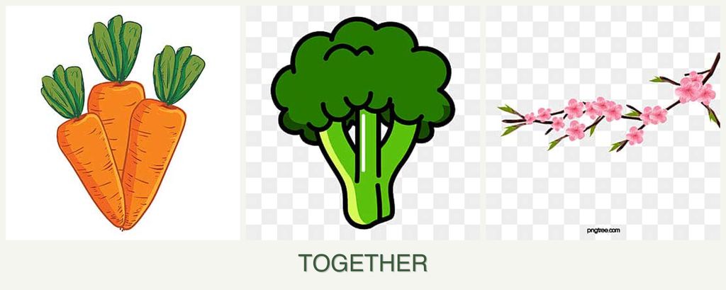 Can you plant carrots, broccoli and peaches together?
