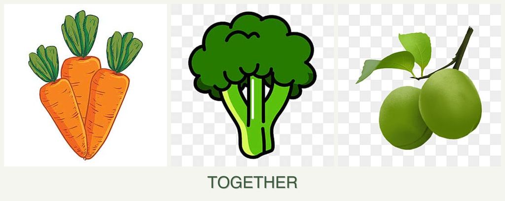 Can you plant carrots, broccoli and plums together?