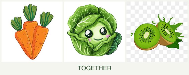Can you plant carrots, cabbage and kiwi together?