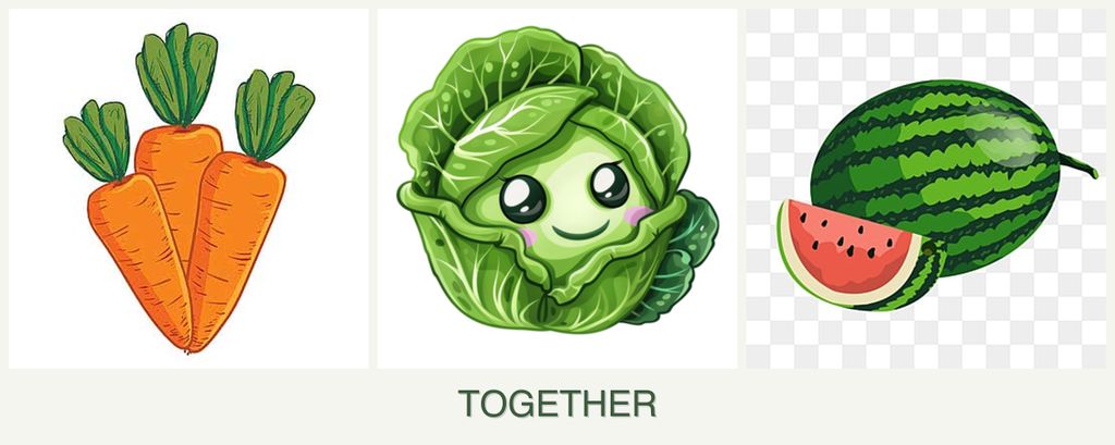 Can you plant carrots, cabbage and melons together?