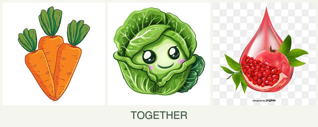 Can you plant carrots, cabbage and pomegranates together?