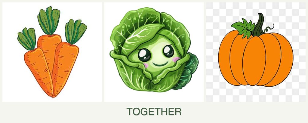 Can you plant carrots, cabbage and pumpkin together?