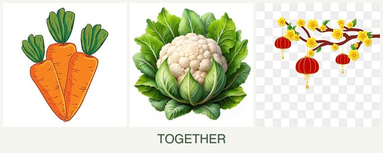 Can you plant carrots, cauliflower and apricots together?