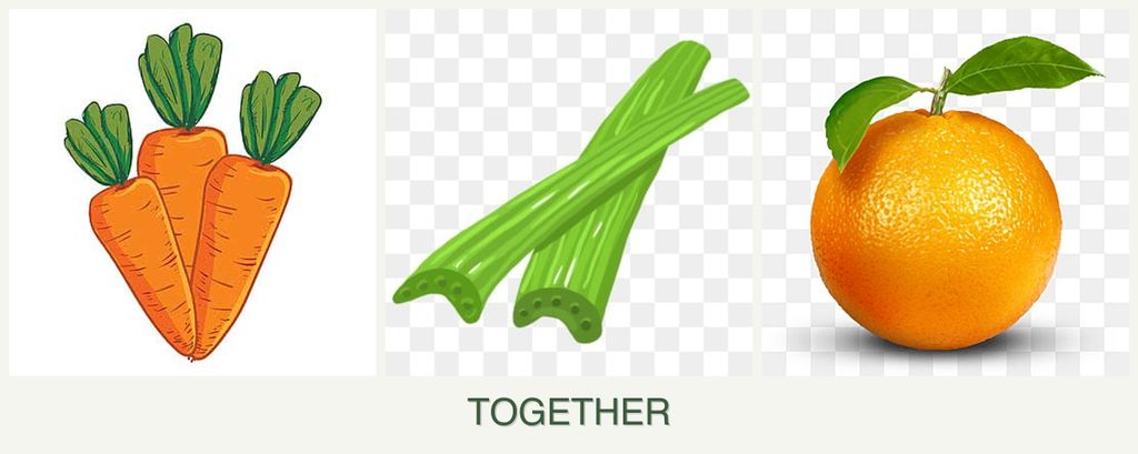Can you plant carrots, celery and oranges together?