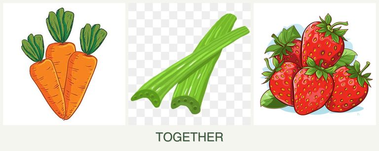 Can you plant carrots, celery and strawberries together?