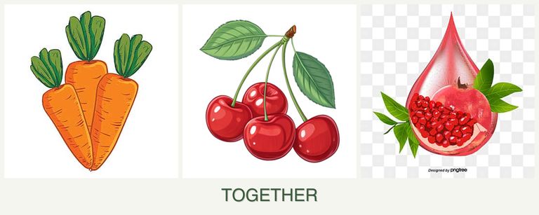 Can you plant carrots, cherries and pomegranates together?