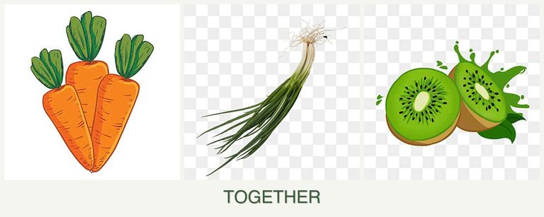 Can you plant carrots, chives and kiwi together?