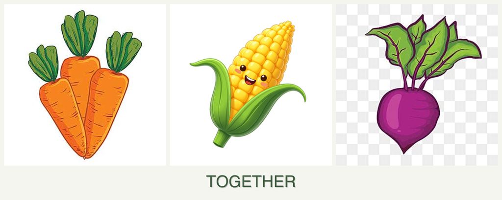 Can you plant carrots, corn and beets together?