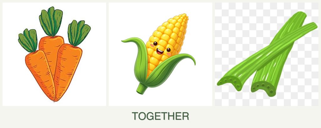 Can you plant carrots, corn and celery together?