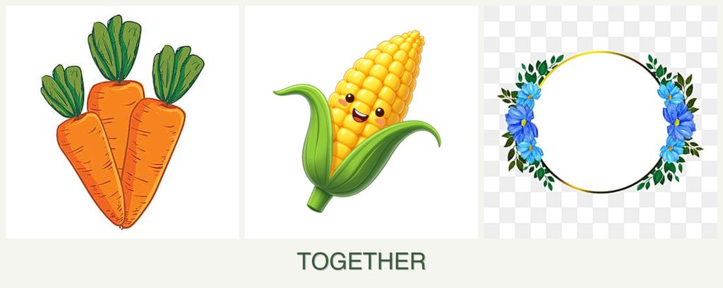 Can you plant carrots, corn and zinnias together?
