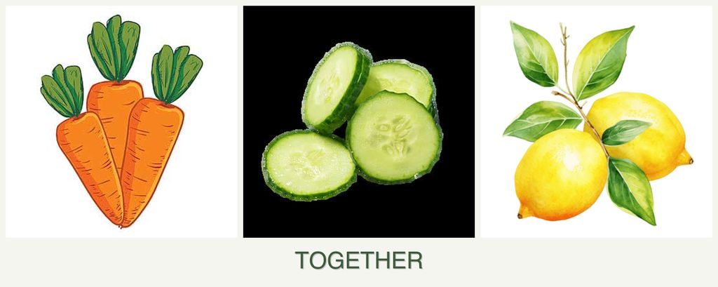 Can you plant carrots, cucumbers and lemons together?