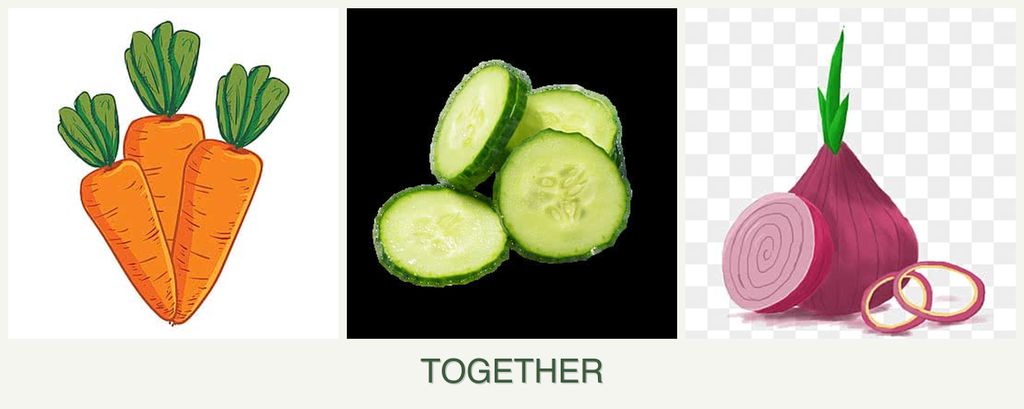 Can you plant carrots, cucumbers and onions together?