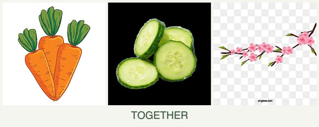 Can you plant carrots, cucumbers and peaches together?
