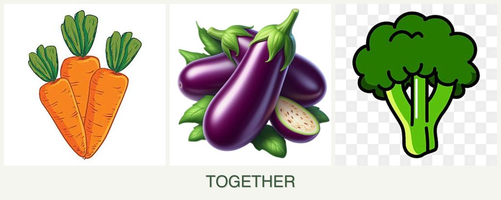 Can you plant carrots, eggplant and broccoli together?