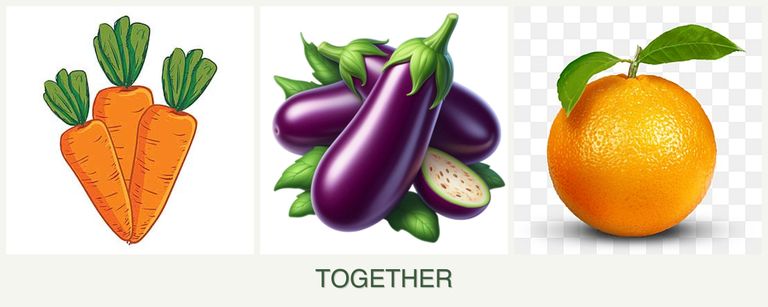 Can you plant carrots, eggplant and oranges together?
