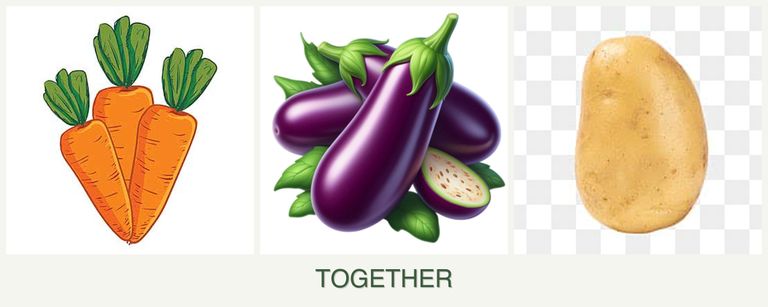 Can you plant carrots, eggplant and potatoes together?