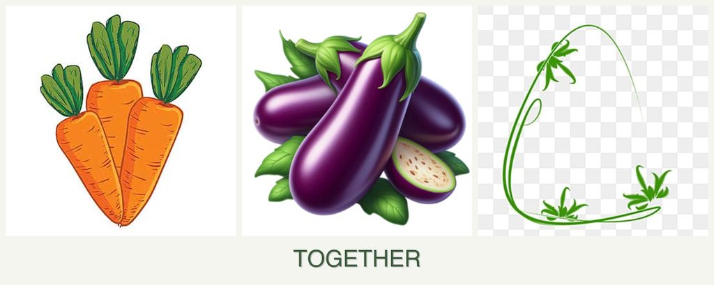 Can you plant carrots, eggplant and tarragon together?