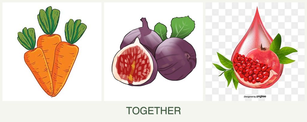 Can you plant carrots, figs and pomegranates together?