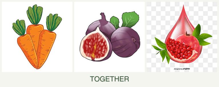 Can you plant carrots, figs and pomegranates together?