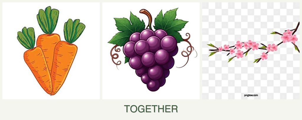 Can you plant carrots, grapes and peaches together?