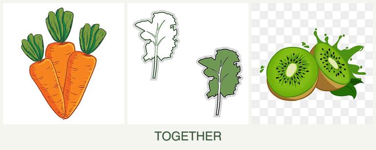 Can you plant carrots, kale and kiwi together?
