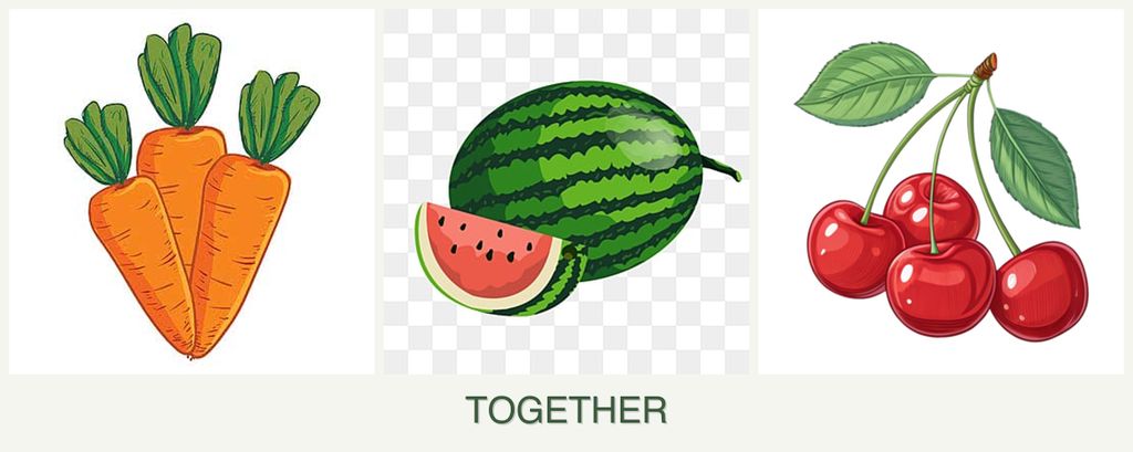 Can you plant carrots, melons and cherries together?
