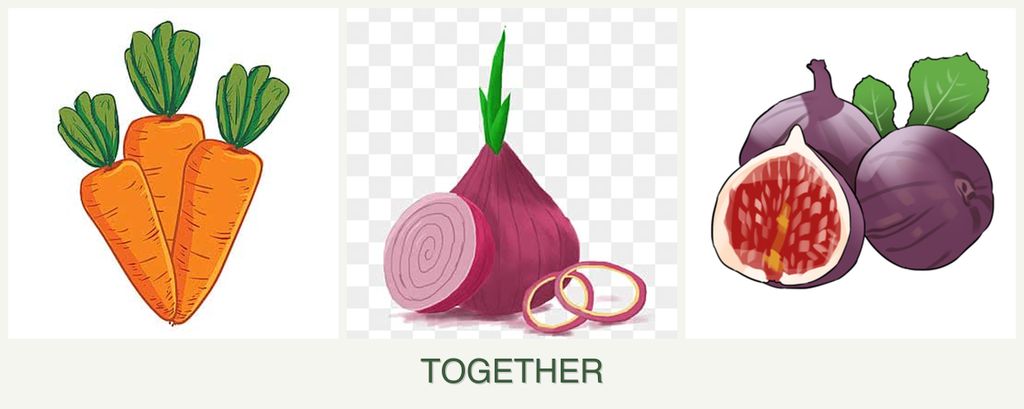 Can you plant carrots, onions and figs together?
