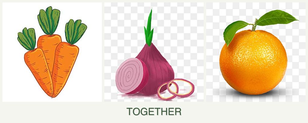 Can you plant carrots, onions and oranges together?