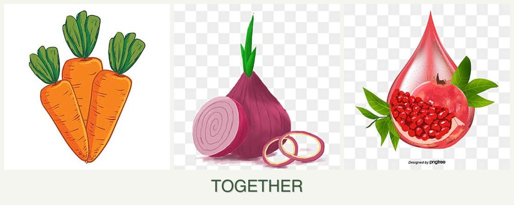 Can you plant carrots, onions and pomegranates together?