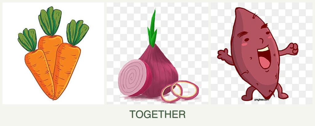 Can you plant carrots, onions and sweet potatoes together?