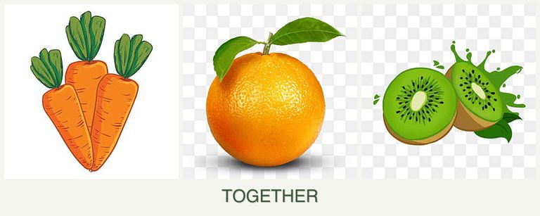Can you plant carrots, oranges and kiwi together?