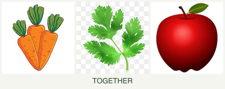 Can you plant carrots, parsley and apples together?