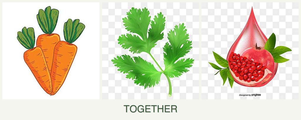 Can you plant carrots, parsley and pomegranates together?