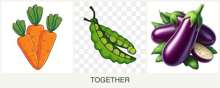 Can you plant carrots, peas and eggplant together?