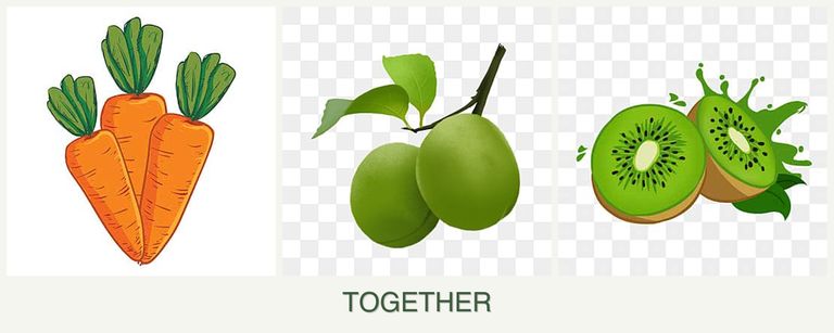 Can you plant carrots, plums and kiwi together?