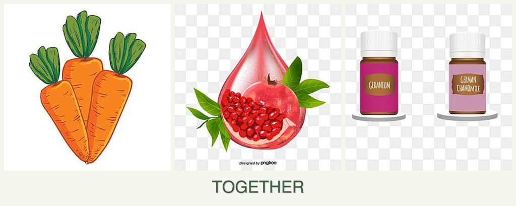 Can you plant carrots, pomegranates and geraniums together?