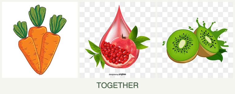 Can you plant carrots, pomegranates and kiwi together?
