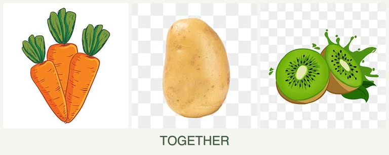 Can you plant carrots, potatoes and kiwi together?
