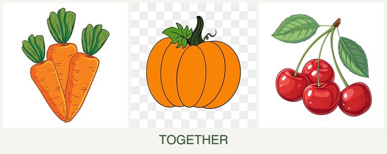 Can you plant carrots, pumpkin and cherries together?
