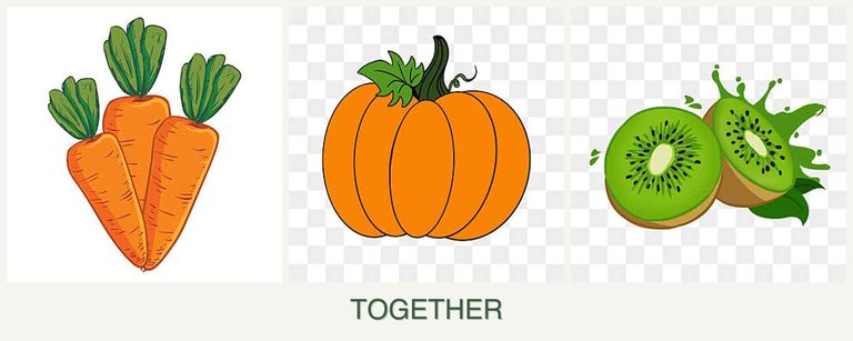 Can you plant carrots, pumpkin and kiwi together?