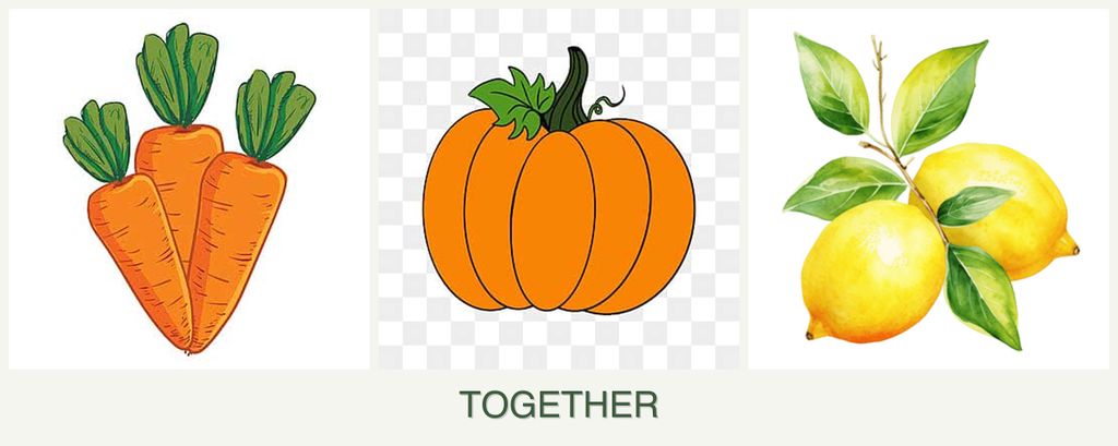 Can you plant carrots, pumpkin and lemons together?