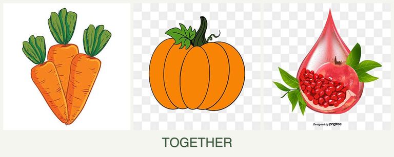 Can you plant carrots, pumpkin and pomegranates together?