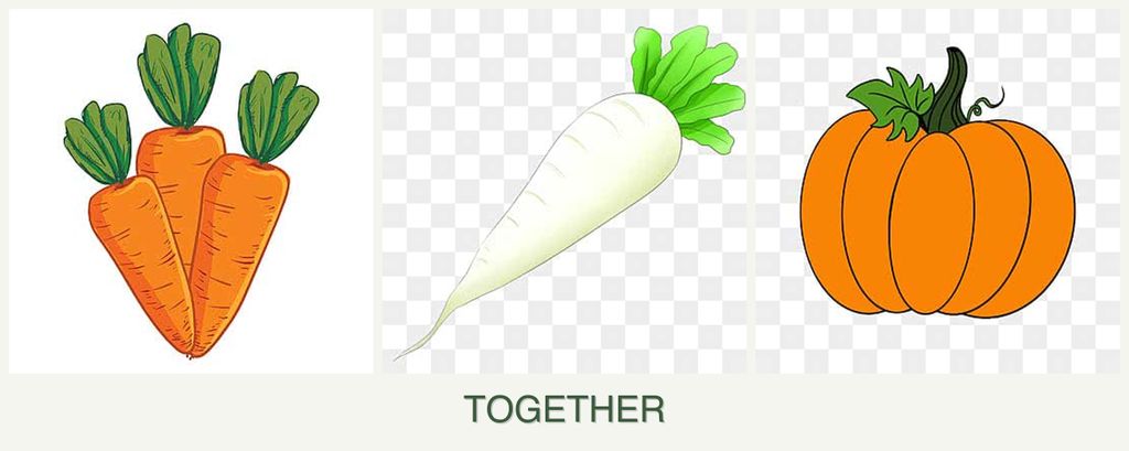 Can you plant carrots, radishes and pumpkin together?